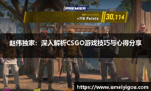 赵伟独家：深入解析CSGO游戏技巧与心得分享